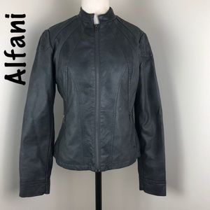 Alfani faux leather jacket SZ 8